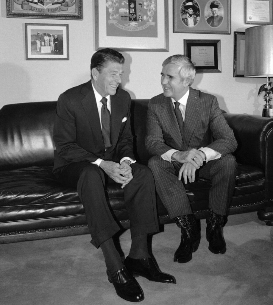 A leader passes