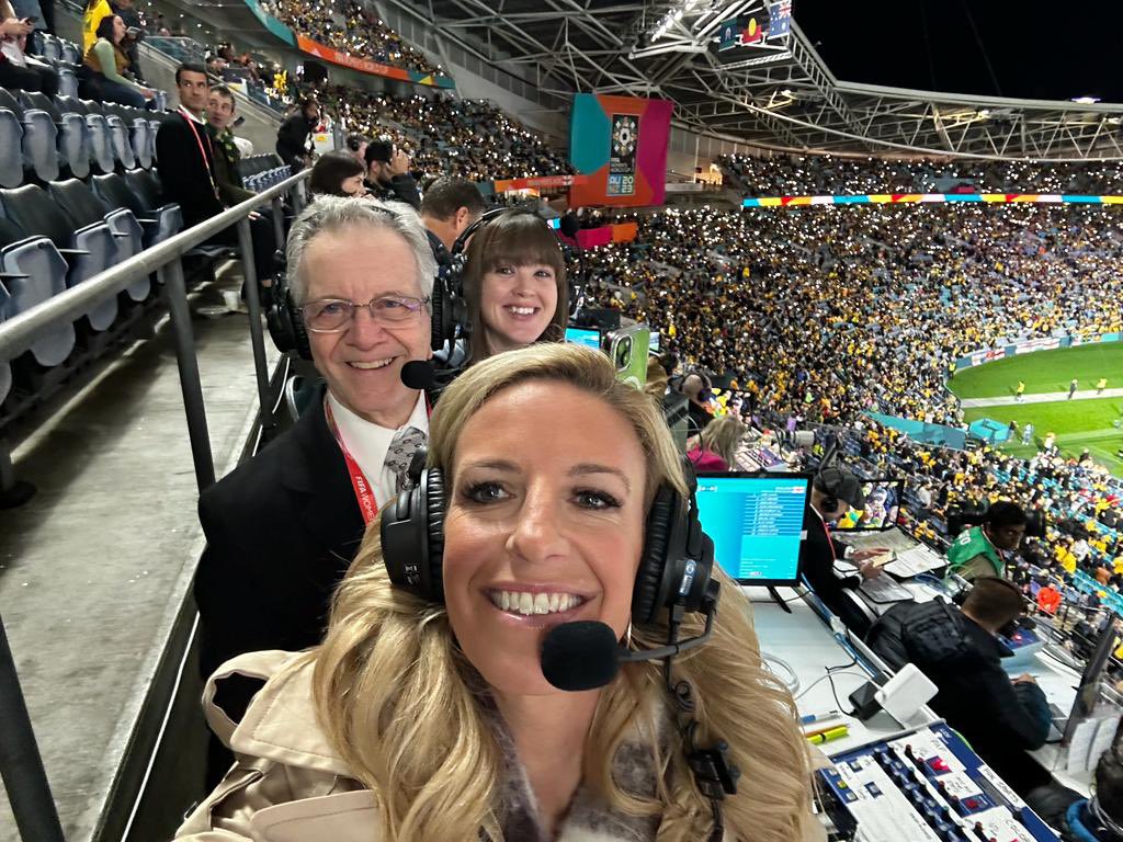 In the booth