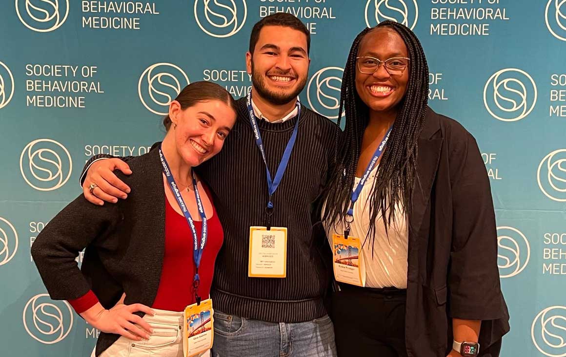 Roberto Mercado with fellow public health students at conference in SF.