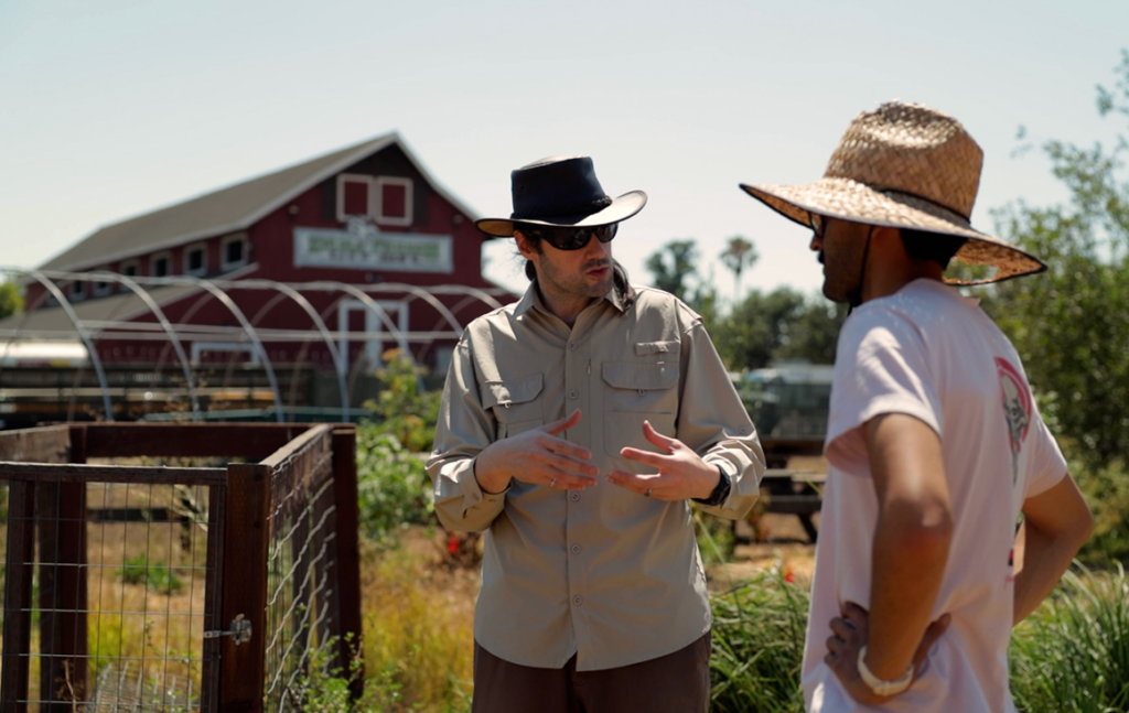 A Santa Clara University engineering lab creates moisture sensors for a San Jose community farm