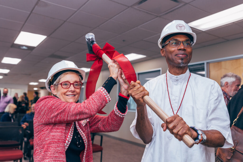 A sledgehammer, a prayer, and a pilgrimage: The Jesuit School of Theology takes one step closer to home